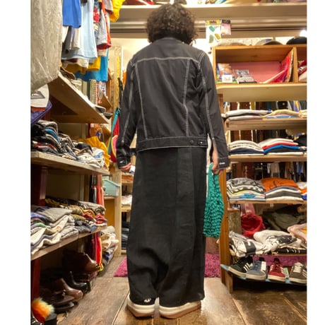 [USED] cuteステッチ🦓BLACK シャツJKT