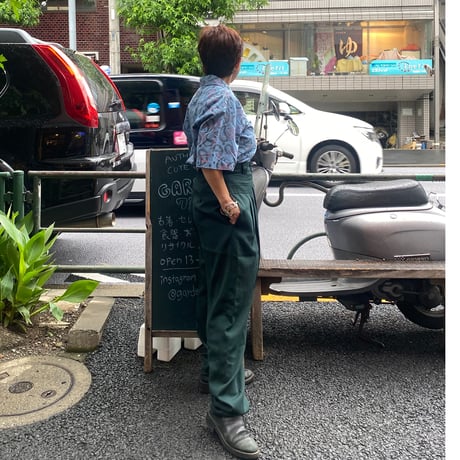 [USED]  vintage UNION made タックパンツ