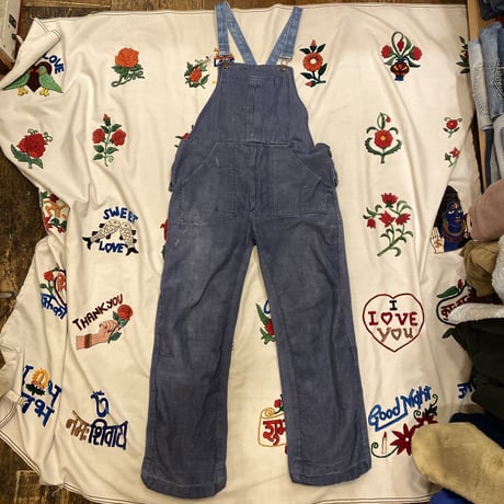 [USED] VINTAGE !! EUROオーバーオール
