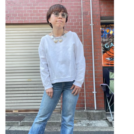 [USED]   White💕Vintage Sweat