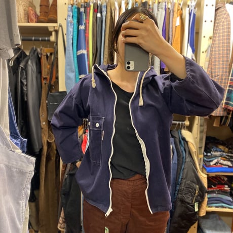 [USED] THE SMOCK SHOP ネイビージャケット