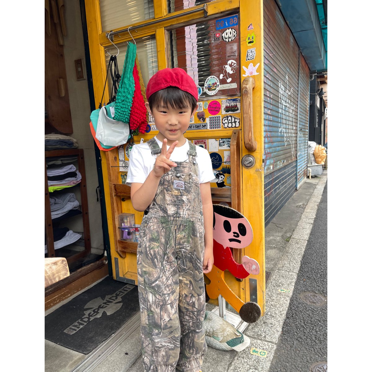 USED] -KIDS- リアルツリーcamoオーバーオール | garden730