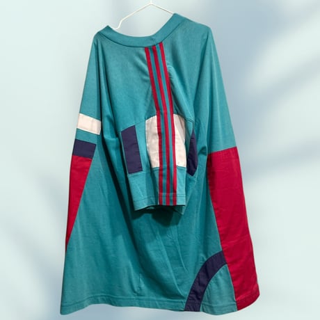 [USED]adidas colorful pattern Tee