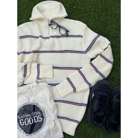 [USED] HALF ZIP ニット
