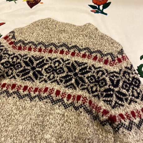 [USED] L.L.Bean ノルディック柄KNIT⛄️