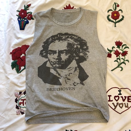 [USED] ベートーベンTee  CUT OFF Sleeve