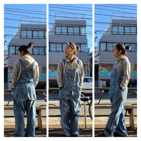 [USED]  60's "WASHINGTON DEE-CEE" DENIM OVER ALL
