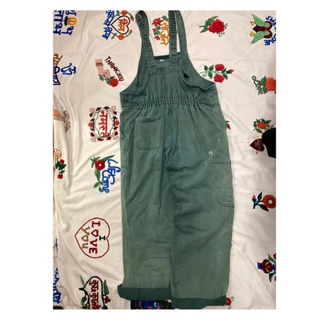 [USED]  EURO WORK OVERALL "GREEN"