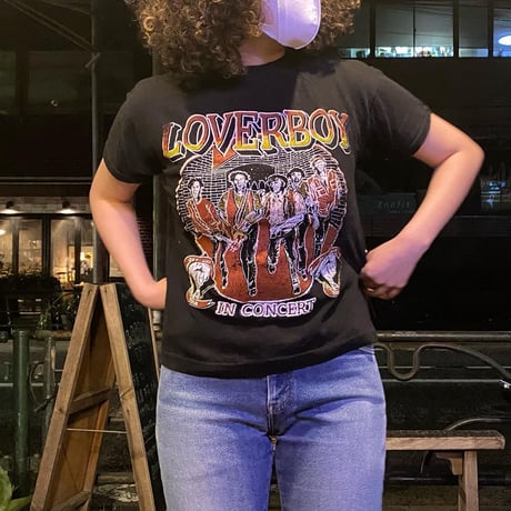 [USED] VINTAGE "LOVER BOY" BOOT Tee