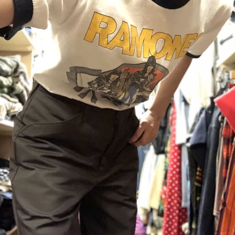 [USED] "RAMONES" リンガーTee🎙