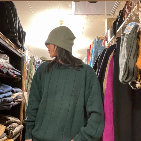 [USED] Green Hand Framed Knit 💚