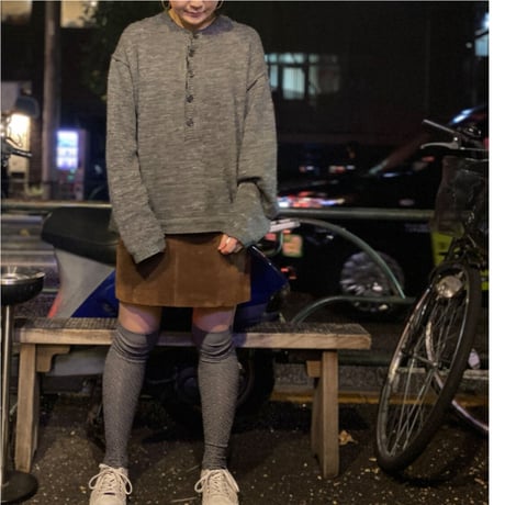 [USED]  "Calvin Klein"  ヘンリーネックニット