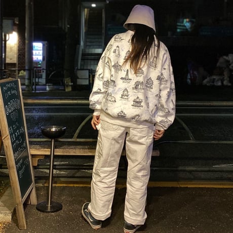 [USED] "Lighthouse" 総柄SWEAT💡