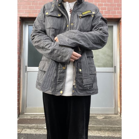 [USED]”Barbour" INTERNATIONAL QUILT” BLACK-12