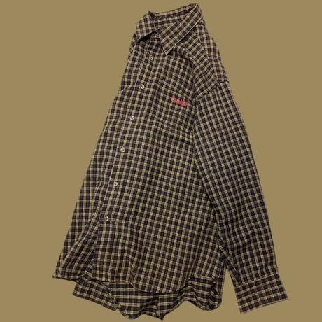 [USED] chocolate skateboard  COTTON チェックシャツ MADE IN U.S.A.