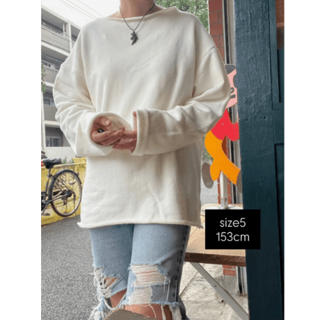 [SELECT] SWEDEN ボートネック パイル SWEAT (repro)