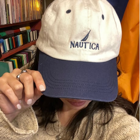 [USED] ”NAUTICA” ロゴコットンCAP