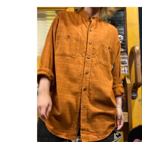 [USED] patagonia スタンドカラー　チェックシャツ