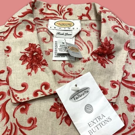 [DEADSTOCK] LINEN ノースリーブシャツ