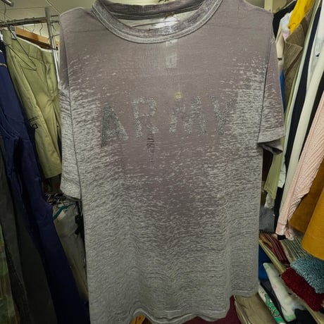 [USED] Vintage スケスケARMY Tee