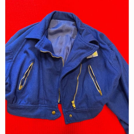 [USED] BLUE💙WOOLライダース JKT