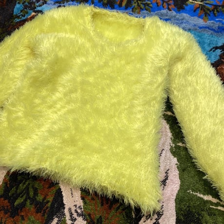 [USED] ネオンカラーシャギーKNIT！