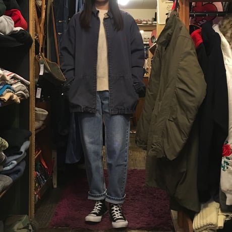[USED] POLO Ralph Lauren 色褪せネイビーのスイングトップ