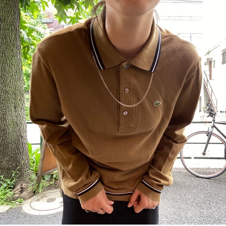 [USED] ラコステ長袖ポロシャツ