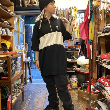 [USED] 90's BESCHWA👽 HALF ZIP sweat