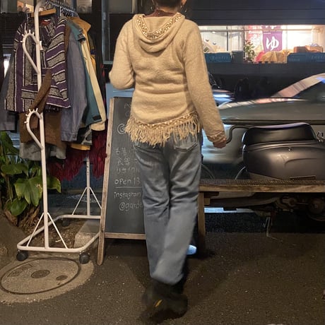 [USED] モヘア🦙フリンジ KNIT