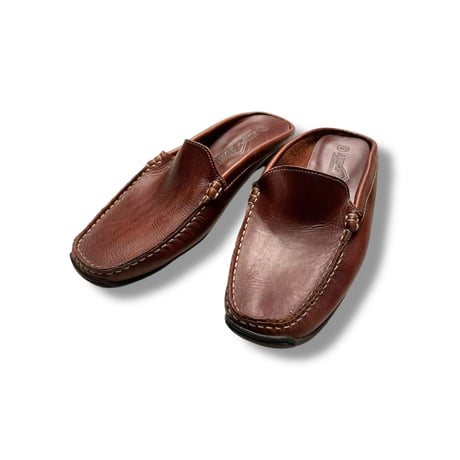 [USED] レザー スリッポンサンダル