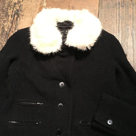 [USED] アニエスb ファー襟付き WOOLジャケット