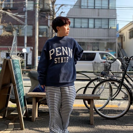 [USED] 70's  Euroフレア PANTS / 千鳥格子