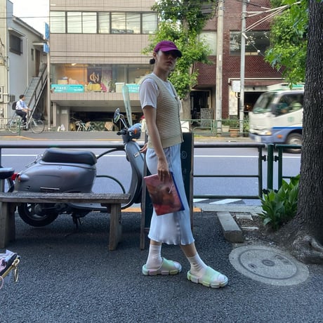[USED] アイスブルー RAYONスカート