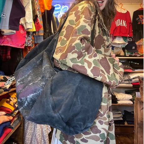 [USED] キャンバス地　ボストンバッグ🐺