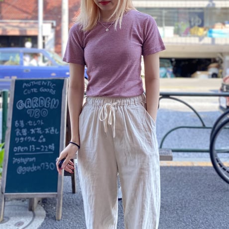 [USED]  Euro ボーダーチビ Tee