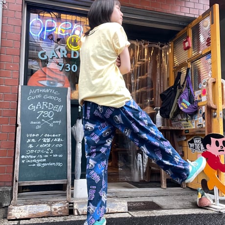 [USED] 総柄 パジャマパンツ