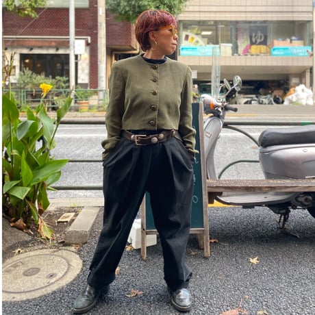 [USED] SILK SHORT JACKET♡