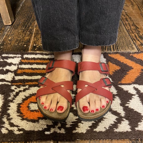 [USED] BIRKEN STOCK SANDAL "Birki's" RED