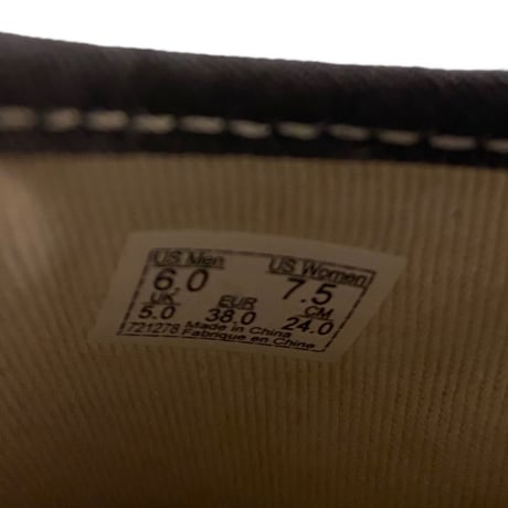 [USED] "VANS" CANVAS SLIP-ON MULE