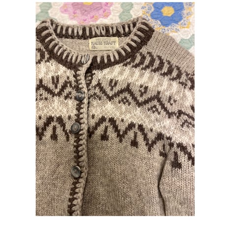 [USED] ブラウンknitカーディガン