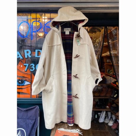[USED] OLD L.L.Bean WHITE ダッフルコート