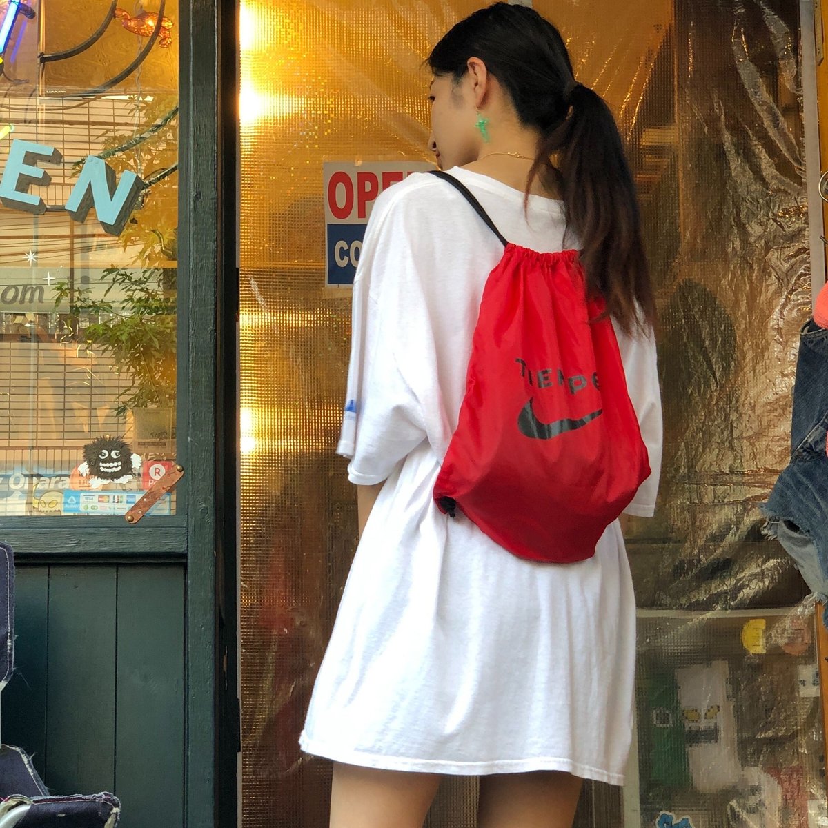 00s ナイキ ナップサック y2k NIKE ナップザック 希少 NIKE 90s 00s