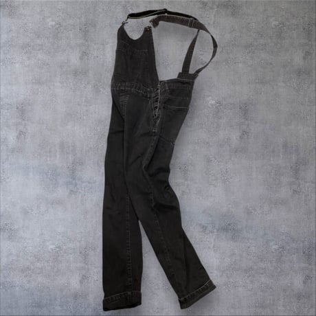 [USED]BLACK DENIM オーバーオール