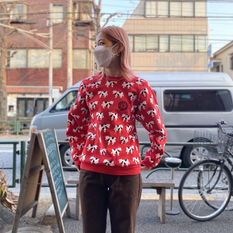 [USED] COW RAGLAN SWEAT🐄❤️