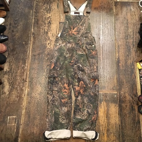 [USED] camouflage柄 オーバーオール