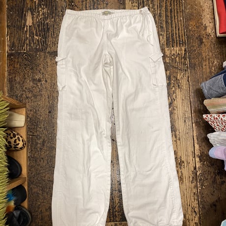 [USED]  白☠️CARGO PANTS