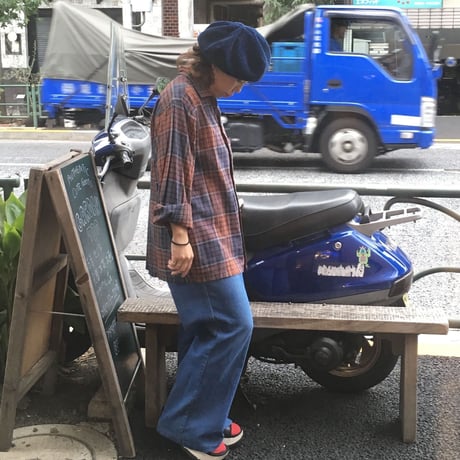 [USED] vintageチェックシャツ
