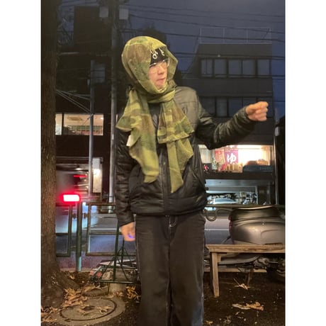 [select] CAMO柄 MESH SCARF
