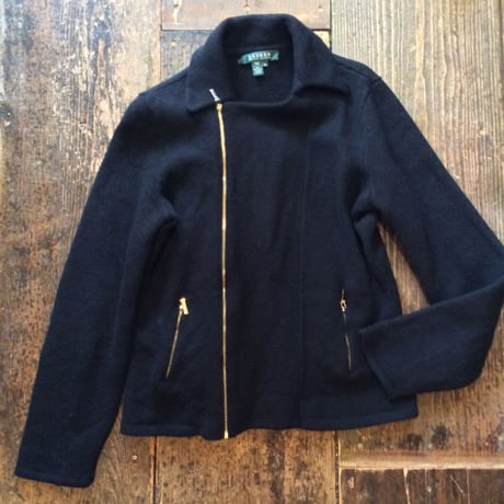 [USED] Ralph Lauren ニットライダース JKT